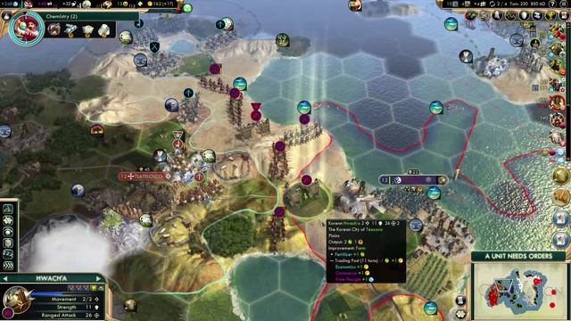 Civilization 5 Deity - Ep. 6 - Let's Play Korea (Modded Gameplay) смотреть онлайн