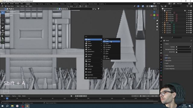 Создание 3д домика. Уроки по 3d моделированию для начинающих смотреть онлайн
