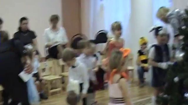 Новый год в ясельной группе, садик "Жар-птица" (часть 1) смотреть онлайн