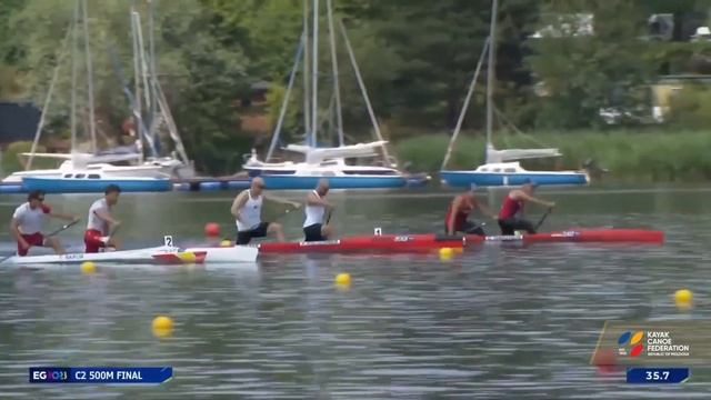 C2 Men Final A 500m | 2023 European Games - Canoe Sprint Krakow, POL смотреть онлайн