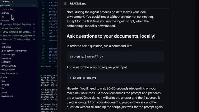 PrivateGPT - How to Question Your Company Docs Offline! смотреть онлайн