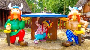 Настя в СУПЕР парке развлечений