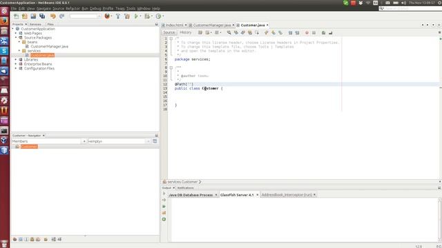 EJB as a JAX-RS web service tutorial 1 - GET method смотреть онлайн
