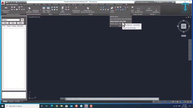 45- object inspector in ASD - ازاي تظهر المربع اللي على الشمال في برنامج اوتوكاد استراكشر смотреть онлайн