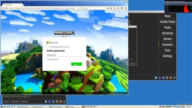 Running Minecraft 1.8 on Windows 98 смотреть онлайн