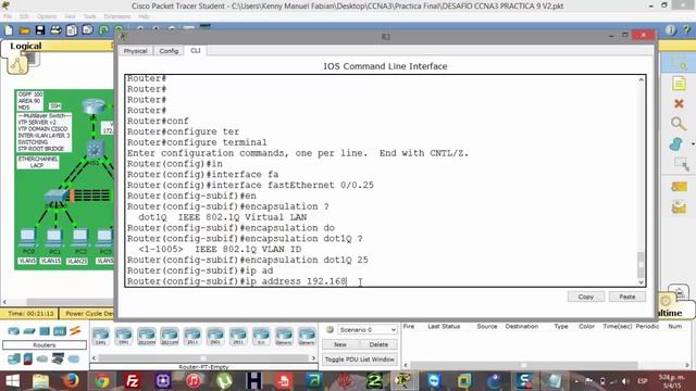 CCNA 3 Skills Integration LAB Parte 3 смотреть онлайн