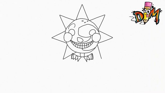 COMO DIBUJAR A SUNDROP DE FNaF SECURITY BREACH | how to draw sundrop | five nigth at freddy's sb смотреть онлайн