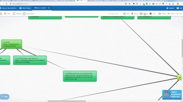 Как делать mindmap на Bubbl.us