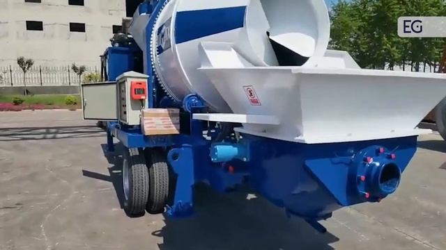 Самозагружающийся бетоносмеситель ABJZ40D смотреть онлайн