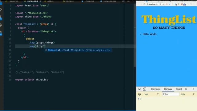Day 06 - Afternoon, part 8: ThingList - Dynamic (but hard-coded) Things - XTBC 2017 Session 1 смотреть онлайн