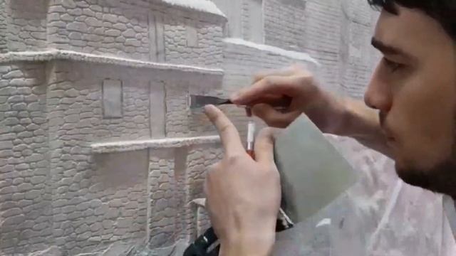 Барельеф горного аула 