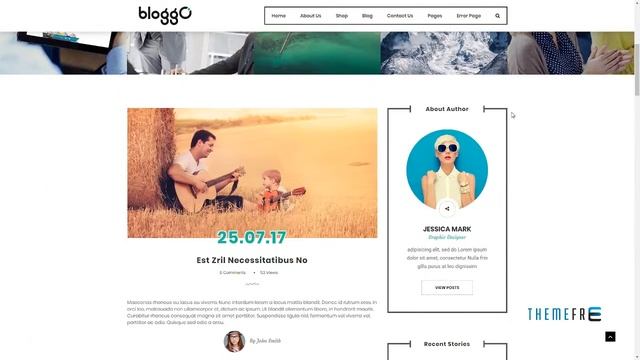 Bloggo - Multipurpose Blog Drupal 8.4 Theme | Free Template A смотреть онлайн