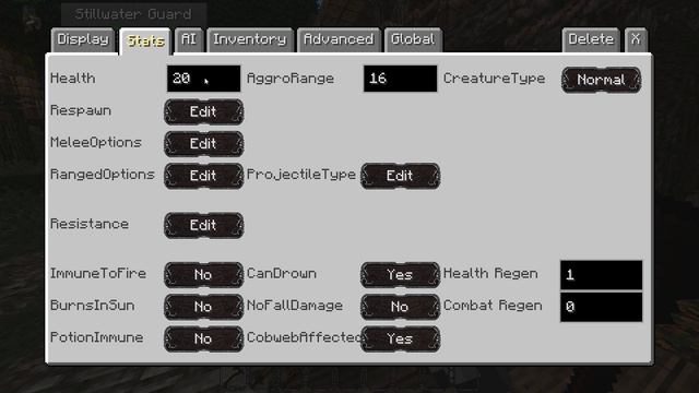 Minecraft Custom NPCs Tutorial 3: How To Make A Basic Guard