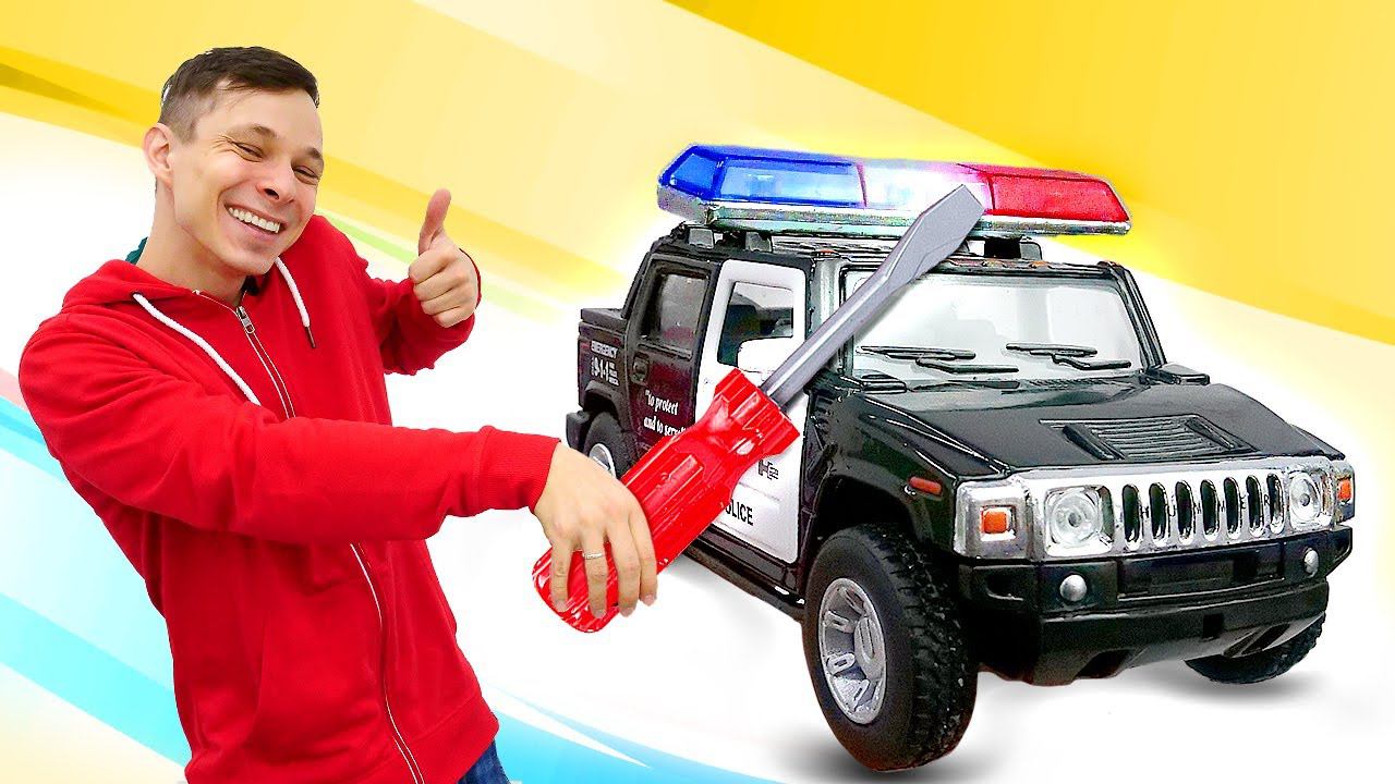 Видео игры машинки - Фёдор чинит тачки для Супергероев! - Весёлые игры гонки для мальчиков смотреть онлайн