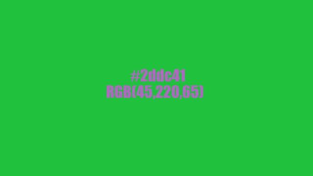 #2ddc41 RGB(45,220,65) смотреть онлайн