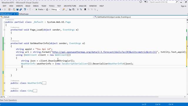 How to use weather api in asp.net смотреть онлайн