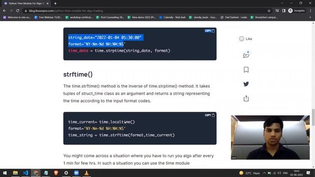 Time Module for Algo Trading смотреть онлайн