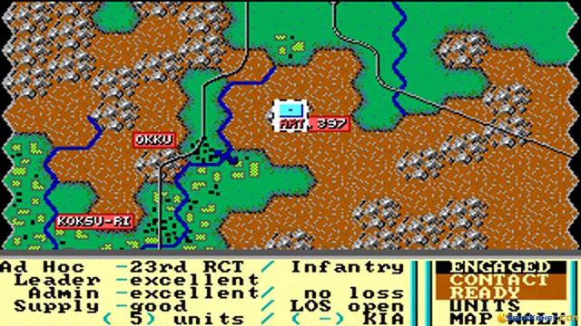 MacArthur's War: Battles for Korea gameplay (PC Game, 1988) смотреть онлайн