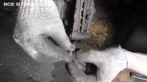 Замена передних тормозных колодок  Калина 1118