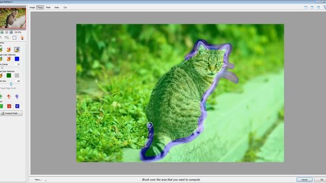 Как вырезать сложный предмет с фона в photoshop за 1 минуту смотреть онлайн
