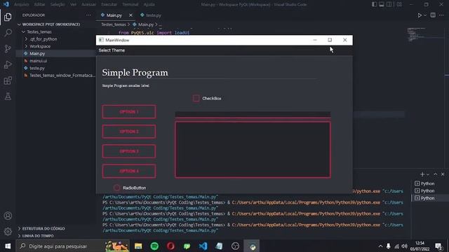 Multi-Themed app | PyQt Tutorial | QtDesigner смотреть онлайн