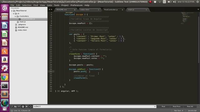 Mean Tutorial en Español | Javascript, Node, Angular, Mongo, Express Parte 2 смотреть онлайн