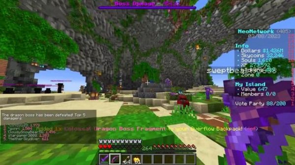 Giant Island Dreams | Minecraft Skyblock Let's Play Episode 11 (Bedrock/Java Server IP)