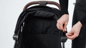 Cybex Coya - как снять обивку с коляски