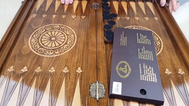 Нарды-шашки резные Тигр (бук) Армения арт.12646 в магазине КавказСувенир.ру смотреть онлайн