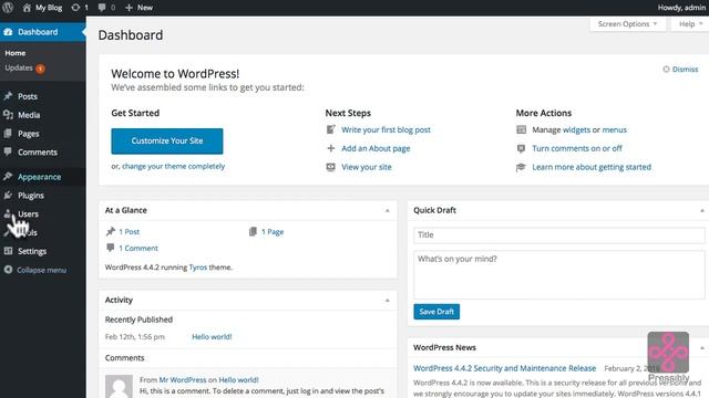 Wordpress Dashboard Tutorial 2016 смотреть онлайн
