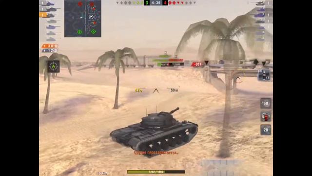 Вечер Мастеросиков #5: М48 Patton Питбуль в WOT BLITZ смотреть онлайн