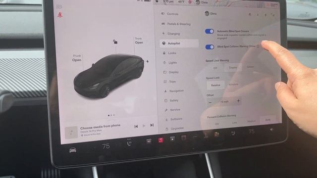 Change forward collision alert intensity In tesla смотреть онлайн
