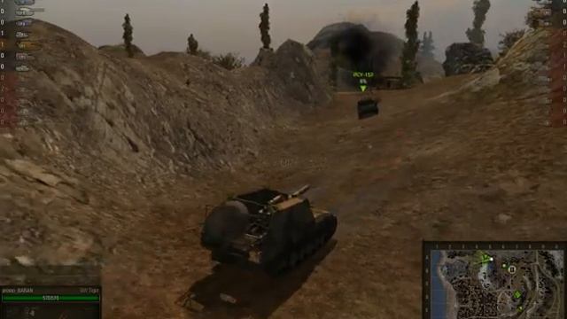Ололо, идем на таран! GW-TIGER vs ob704 смотреть онлайн