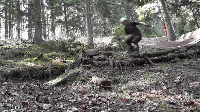 Extreme Unicycling - Downhill In Bikepark Bad Wildbad смотреть онлайн