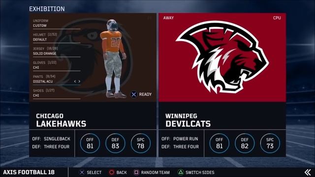 Axis Football PS4 Uniform Editor and Customization смотреть онлайн