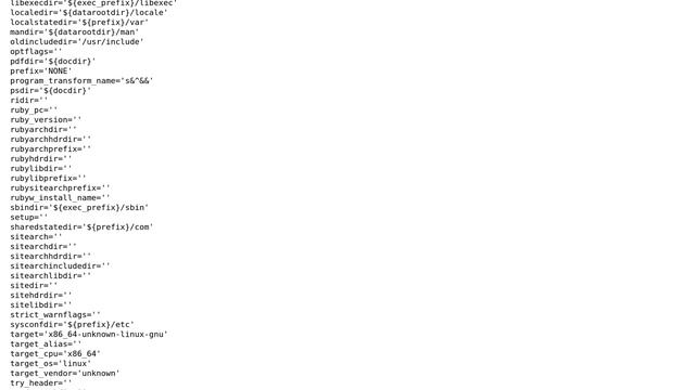 configure: error: C compiler cannot create executables while build ruby from source смотреть онлайн