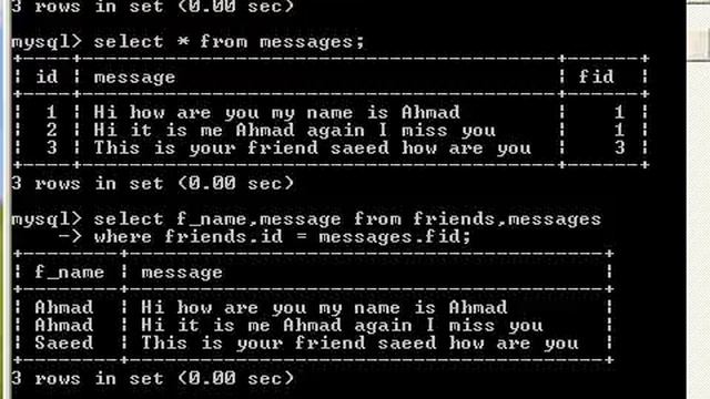 Mysql Inner Join смотреть онлайн