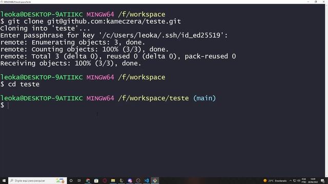 Como utilizar o GitHub e o Git Bash смотреть онлайн