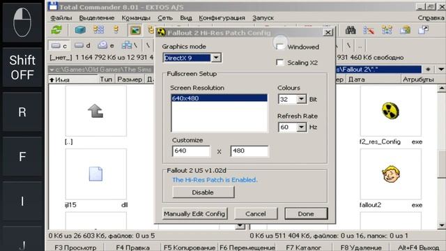 Запуск Fallout 2 с DirectX смотреть онлайн
