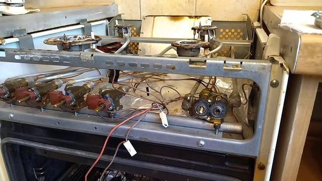 Ремонт газового крана MTG 22300 от плиты Electrolux. смотреть онлайн