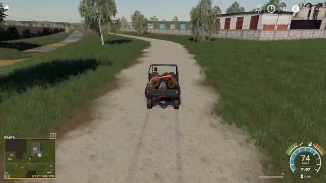 Farming simulator 2019 первая Русская карта Балдейкино смотреть онлайн