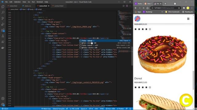Bootstrap 5 Restaurant Website - HTML and CSS смотреть онлайн