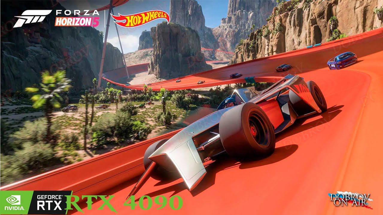Катаем Forza Horizon 5 Hot Wheels NVIDIA RTX4090 Присоединяйтесь