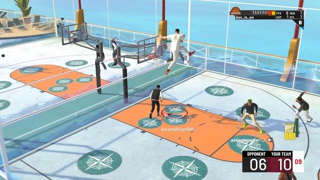 NBA 2K22 Airball 3v3 Alley Oop Dunk Full Game смотреть онлайн