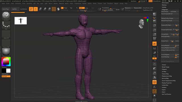 ZBrush - EVERYTHING About Polygroups (In 3 MINUTES!!) смотреть онлайн