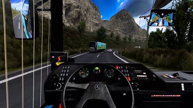 Ets 2 -1.47 | Mercedes-Benz O304 | Hakkari-Van Yolu #logitechg29  #busmod  #tasiyicitv