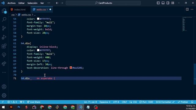 Cómo Diseñar una Tarjeta de Producto HTML y CSS | Css E-comerce Card смотреть онлайн