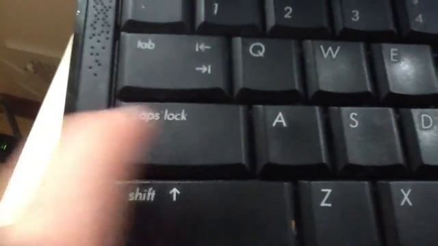 Pushing the Caps Lock key on the keyboard смотреть онлайн