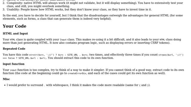 Code Review: Is this HTML Helper good or bad? (3 Solutions!!) смотреть онлайн
