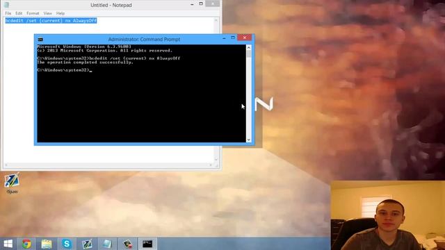 How to disable DEP(Data Execution Prevention) смотреть онлайн